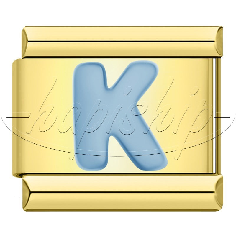 Golden Blue 26 Letter DJ1821