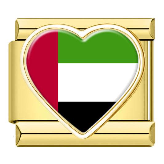 Golden Heart National Flag TZ295-Gold