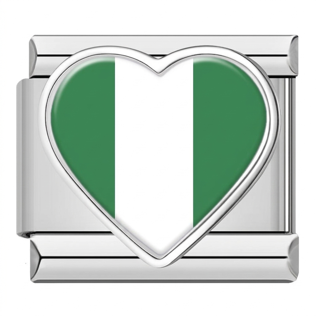 Global Love Heart world heart charms
