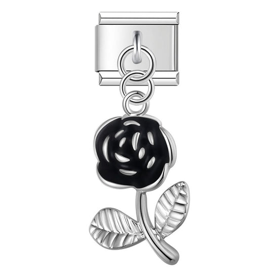 Flower Star Moon black themed