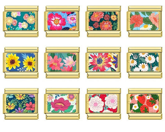 Golden Colors Flower  TZ089-Gold