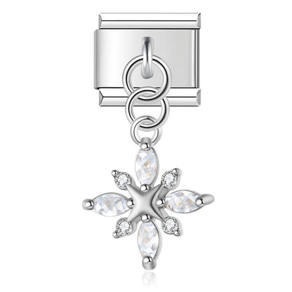 Enamel Mermaid & Ocean Fantasy Dangle Charm for Charm Bracelets