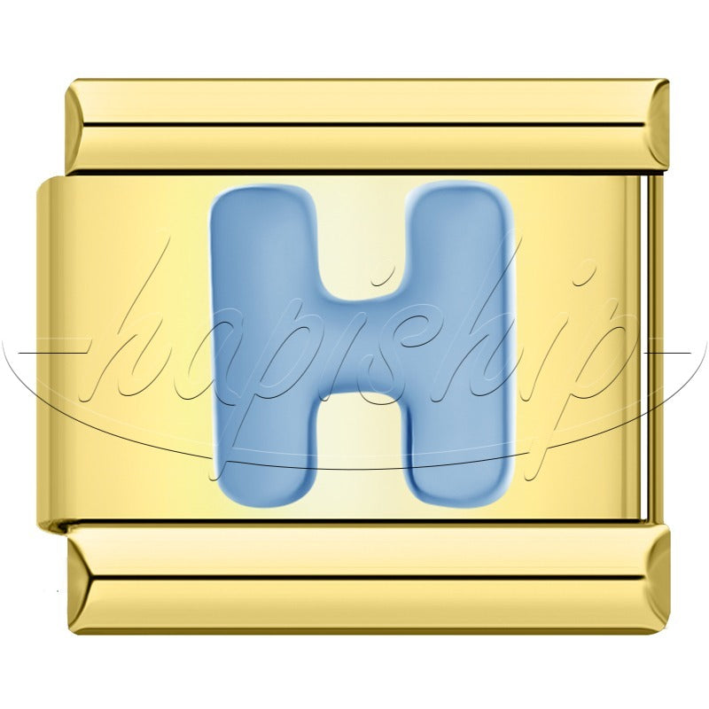 Golden Blue 26 Letter DJ1821