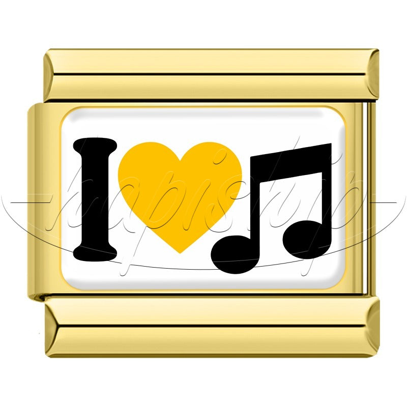 Golden I Love Travel Candy Music  TZ180-Gold