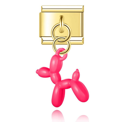 Enamel Graduation Cap & Diploma Dangle Charm for Charm Bracelets