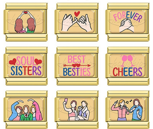 Golden Forever Friendship Cheers  TZ018-Gold