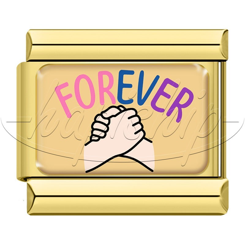Golden Forever Friendship Cheers  TZ018-Gold