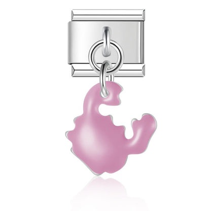 Twisted Metal Rope Single Link Charm