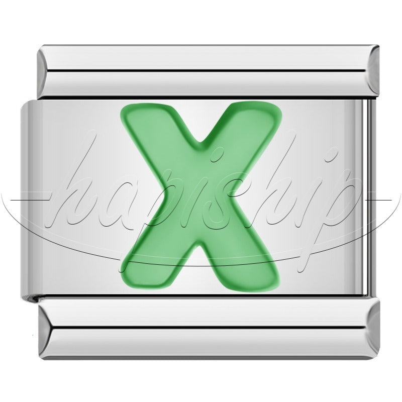 Green 26 Letter DJ1820