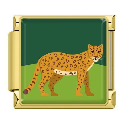 Wild Animal & Safari Wildlife Italian Charms — Penguin, Chameleon, Woodpecker & More