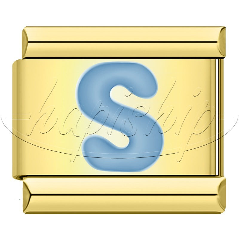 Golden Blue 26 Letter DJ1821