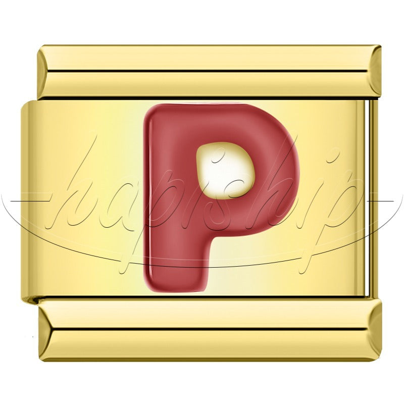 Golden Red 26 Letters A-Z  DJ1666