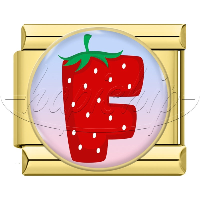 Strawberry 26 Letter TZ171-Gold