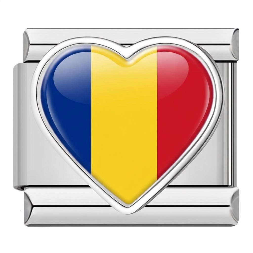 Global Love Heart world heart charms