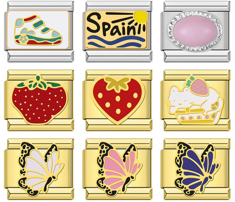 Flower Butterfly Cherry  Strawberry DJ1543