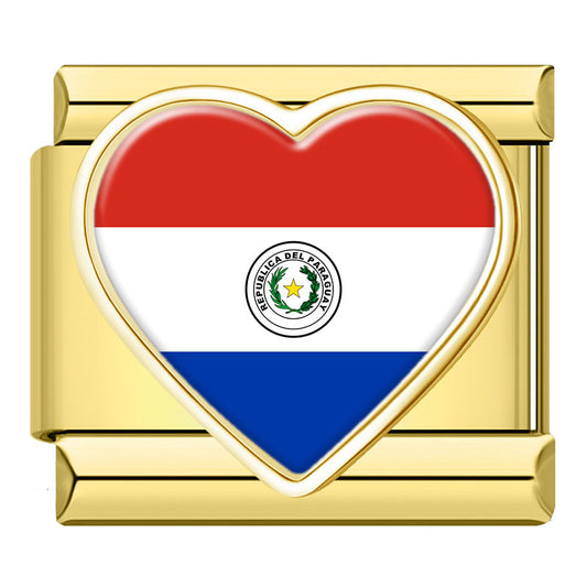 Golden Heart National Flags world