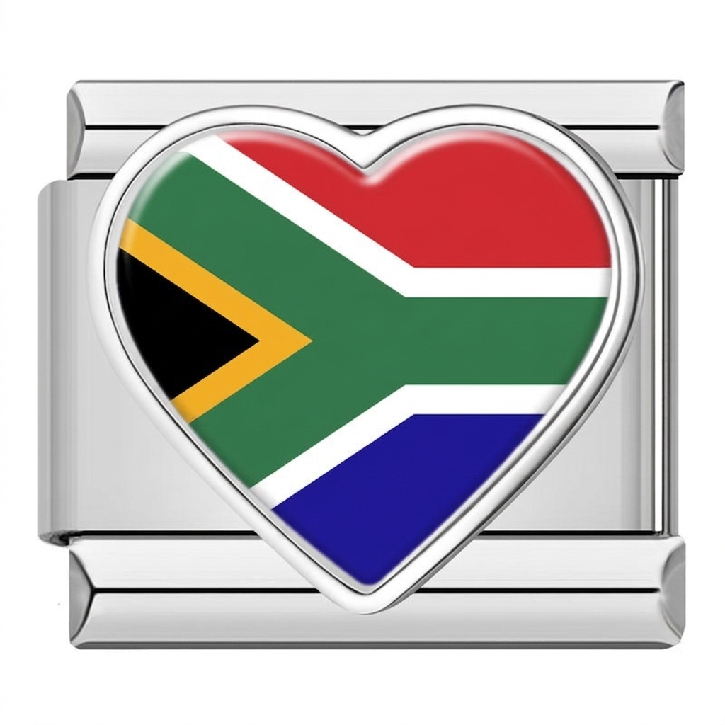 Global Love Heart world heart charms