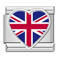 UK Flag Italian Charm