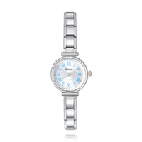 Unique Round Watch — One-of-a-Kind Italian Charm Watch Bracelet