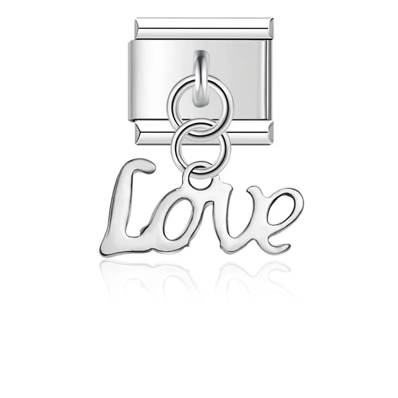 The Animal & Icon Silhouette Dangle Charm in Silver