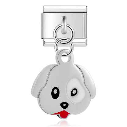 Enamel Unicorn Horn Dangle Charm for Charm Bracelets