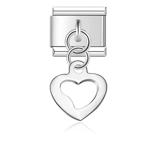 The Animal & Icon Silhouette Dangle Charm in Silver