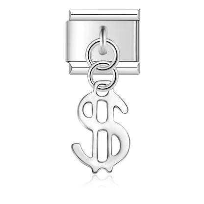 Enamel Unicorn Horn Dangle Charm for Charm Bracelets