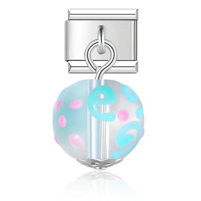 Enamel Rabbit & Bunny Dangle Charm