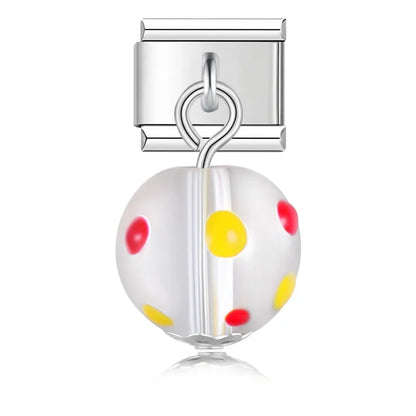 Enamel Rabbit & Bunny Dangle Charm
