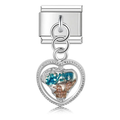 The Arrow, Heart, Love & Mermaid Dangle Charm
