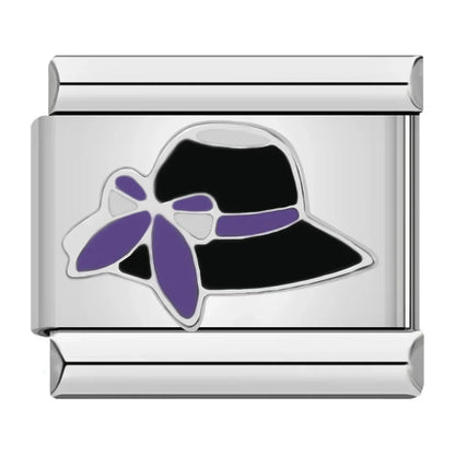 Heart, Hat, Teacup, Elephant & Dragonfly Italian Charms — Whimsical Bracelet Links