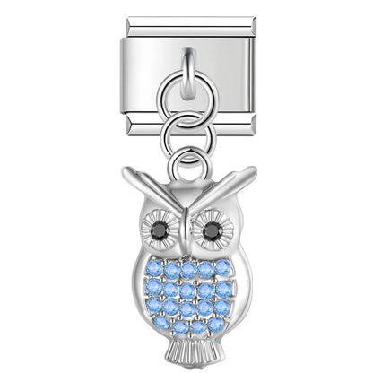Enamel Crab & Rockpool Creature Dangle Charm for Charm Bracelets