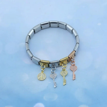 The Cherry, Watermelon, Key & Dazzling Dangle Charm