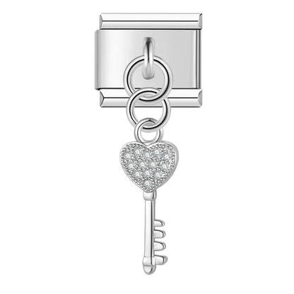 The Cherry, Watermelon, Key & Dazzling Dangle Charm