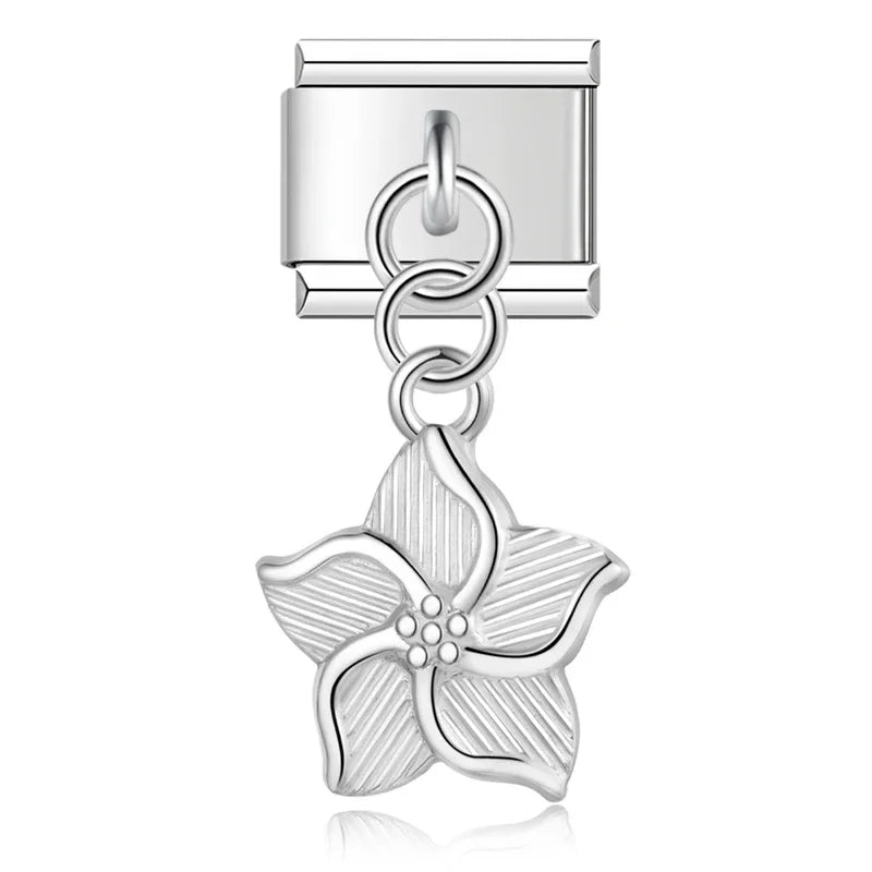 The Minimalist Silver Talisman & Nature Dangle Charm