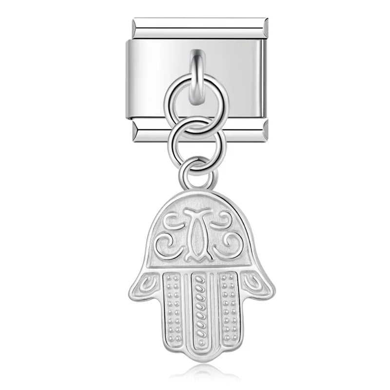 The Minimalist Silver Talisman & Nature Dangle Charm