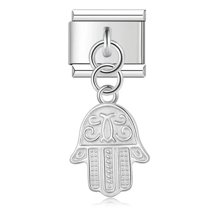 The Minimalist Silver Talisman & Nature Dangle Charm