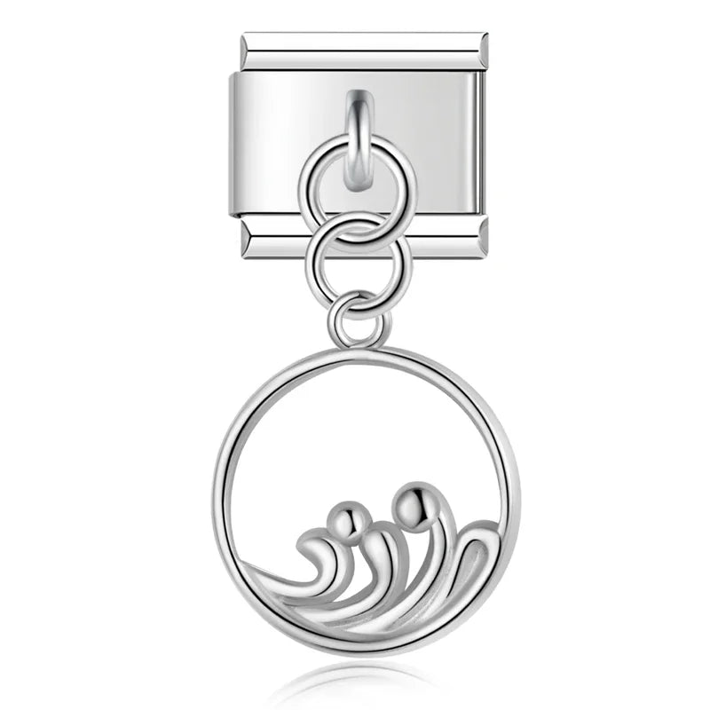 The Minimalist Silver Talisman & Nature Dangle Charm