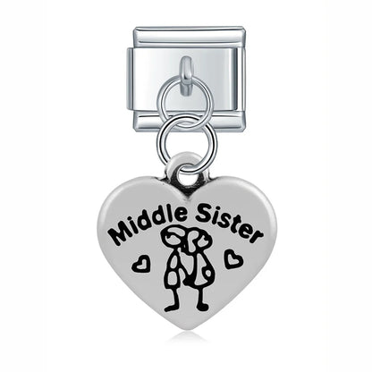 The Minimalist Silver Talisman & Nature Dangle Charm