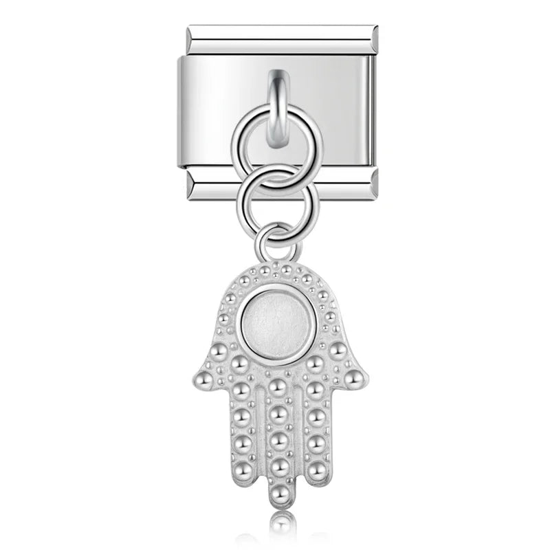 The Minimalist Silver Talisman & Nature Dangle Charm