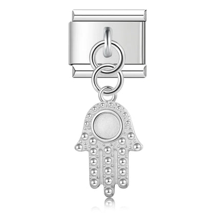 The Minimalist Silver Talisman & Nature Dangle Charm