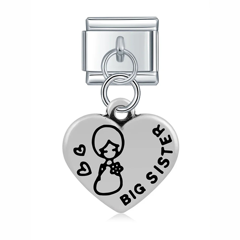 The Minimalist Silver Talisman & Nature Dangle Charm