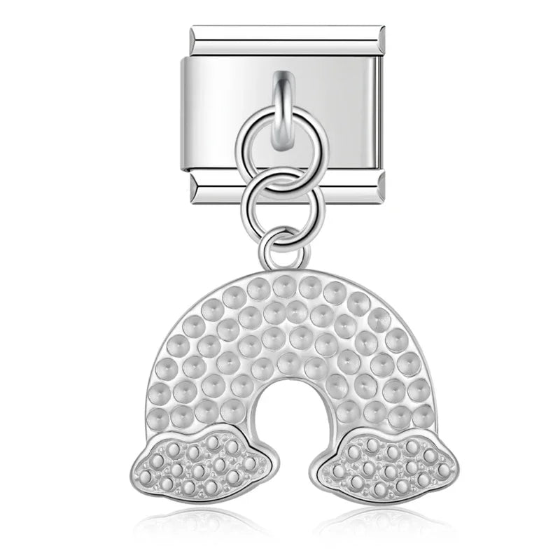 The Minimalist Silver Talisman & Nature Dangle Charm