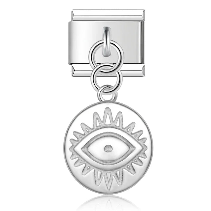 The Minimalist Silver Talisman & Nature Dangle Charm