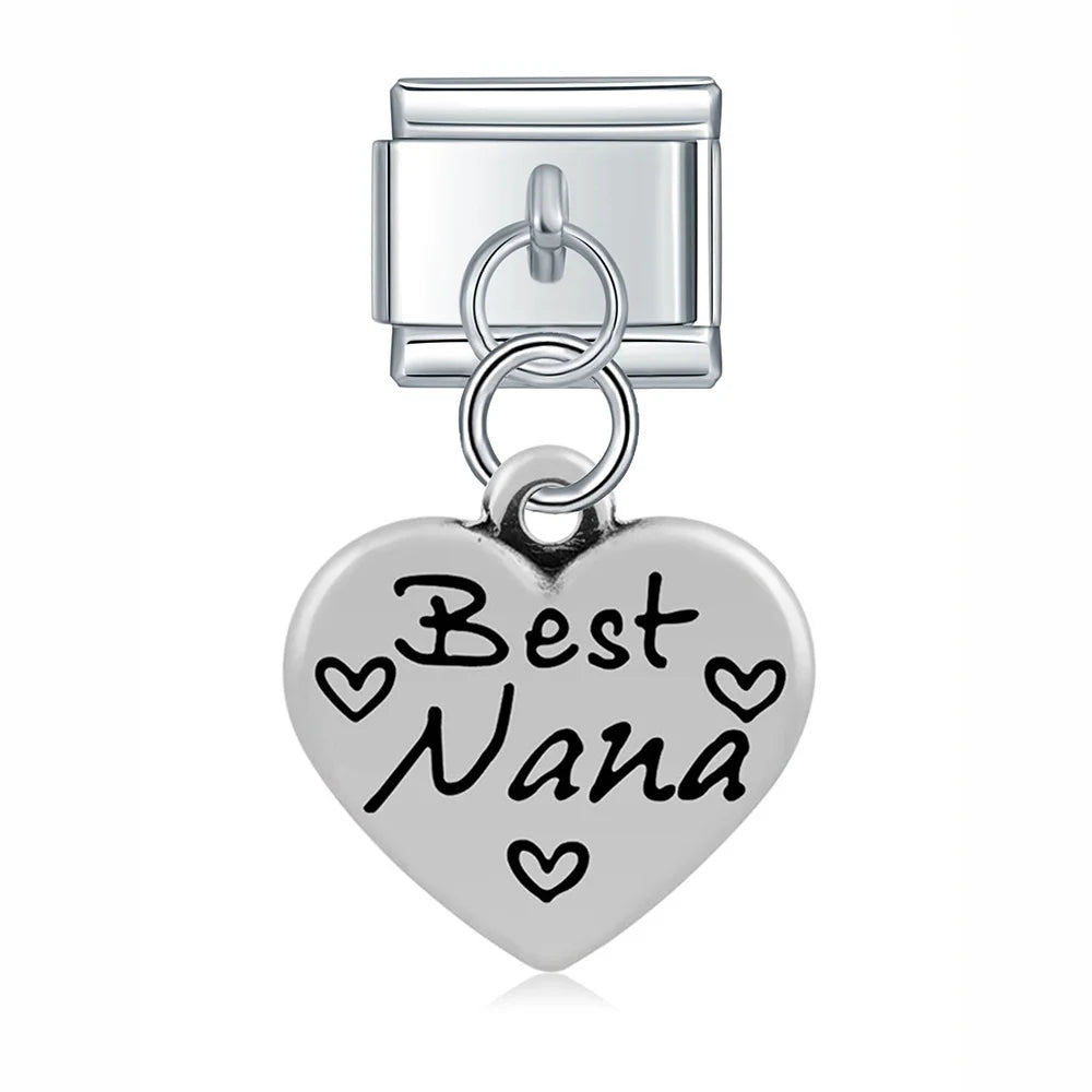 The Minimalist Silver Talisman & Nature Dangle Charm
