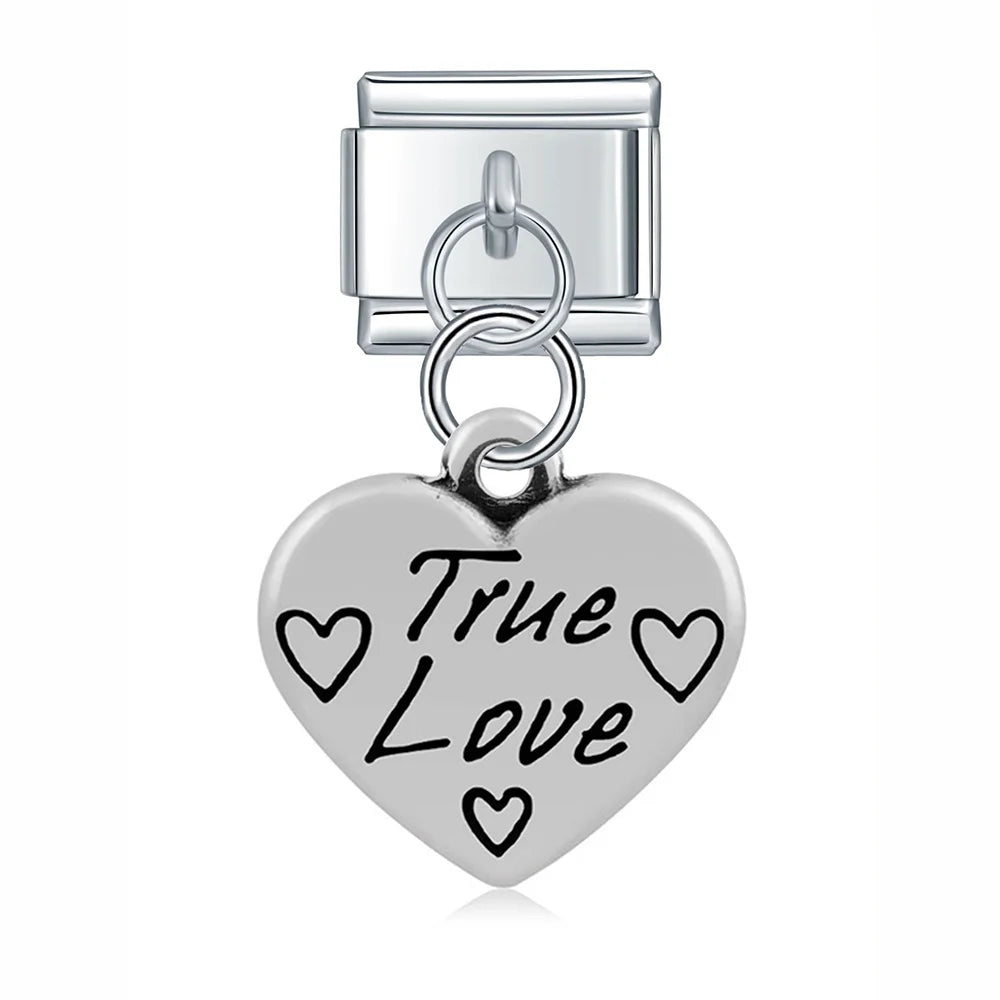 The Minimalist Silver Talisman & Nature Dangle Charm