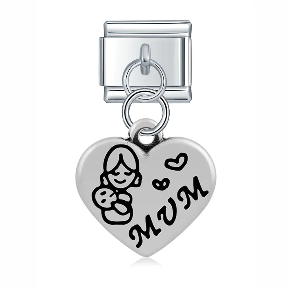 The Minimalist Silver Talisman & Nature Dangle Charm