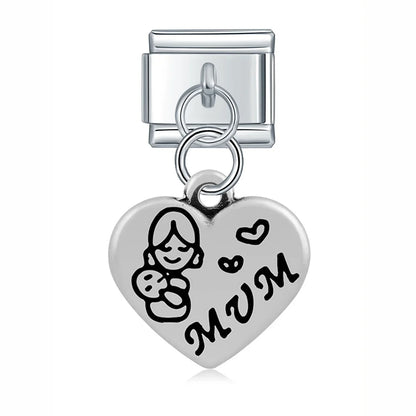 The Minimalist Silver Talisman & Nature Dangle Charm