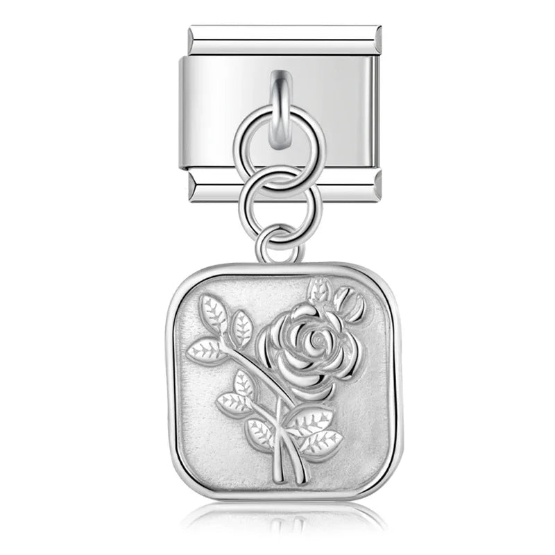 The Minimalist Silver Talisman & Nature Dangle Charm