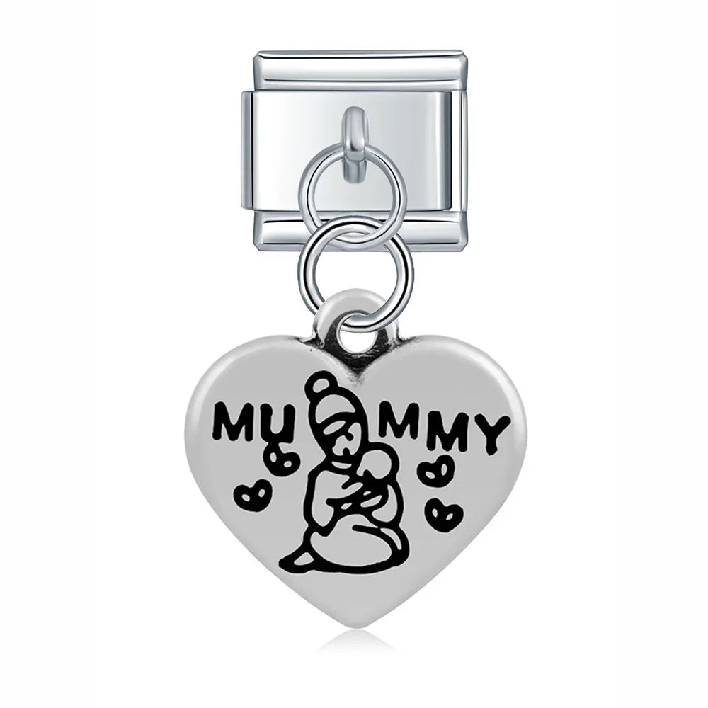 The Minimalist Silver Talisman & Nature Dangle Charm